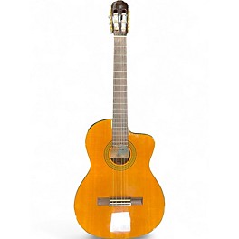 Used Takamine EG128SC Natural Classical Acoustic Electric Guitar