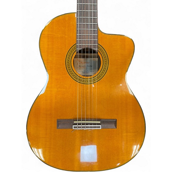 Used Takamine EG128SC Natural Classical Acoustic Electric Guitar
