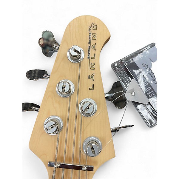 Used Lakland 55-02 Deluxe Skyline Series 5 String 2 Color Sunburst Electric Bass Guitar