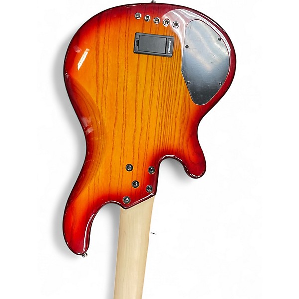 Used Lakland 55-02 Deluxe Skyline Series 5 String 2 Color Sunburst Electric Bass Guitar