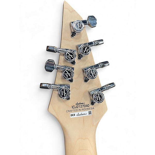 Used Jackson DKAF7 Black Solid Body Electric Guitar