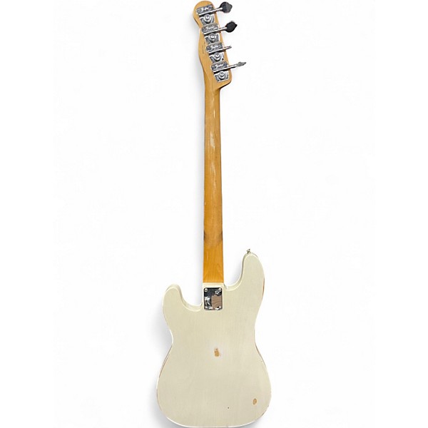 Used Fender Mike Dirnt Signature Precision Bass White Blonde Electric Bass Guitar