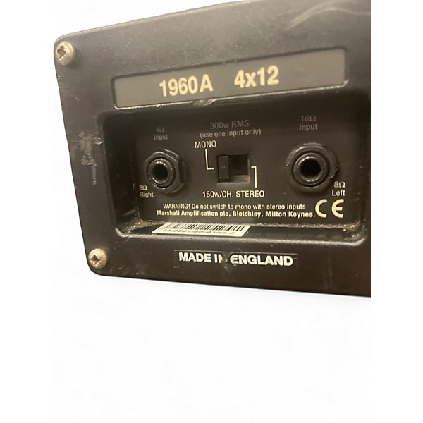 Used Marshall JCM900 Lead 1960A Guitar Cabinet