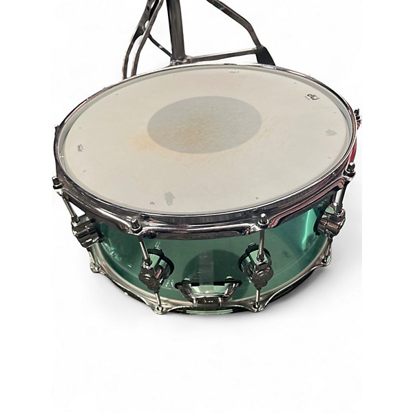 Used DW 14X6.5 Design Series Snare Sea Glass Drum
