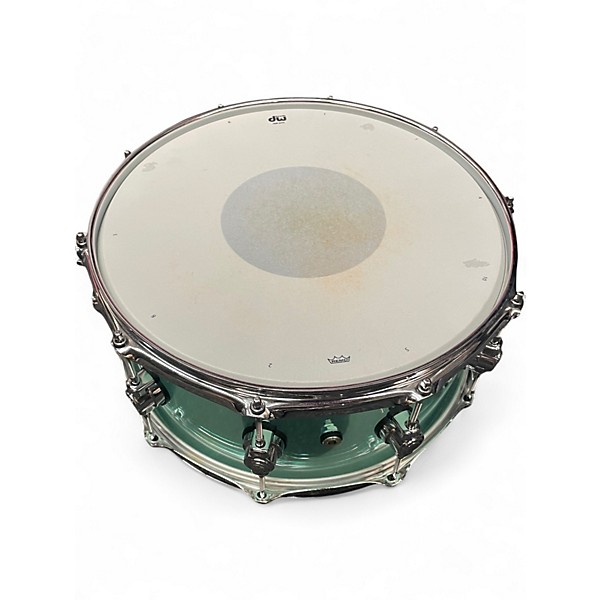 Used DW 14X6.5 Design Series Snare Sea Glass Drum