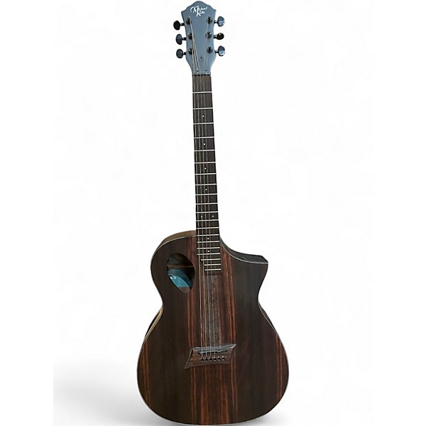Used Michael Kelly MKFEJE Java Ebony Acoustic Electric Guitar