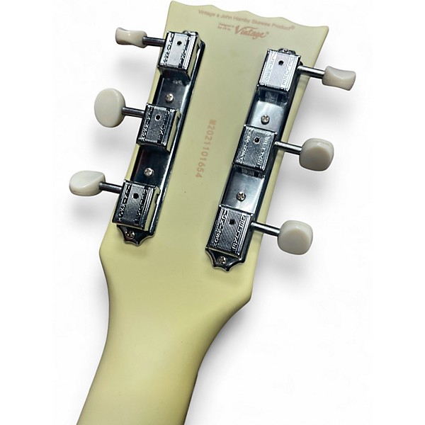 Used Vintage V130 TV Yellow Solid Body Electric Guitar