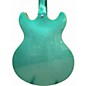Used 2020s D'Angelico Premier Series DC P-90 Ocean Turquoise Hollow Body Electric Guitar