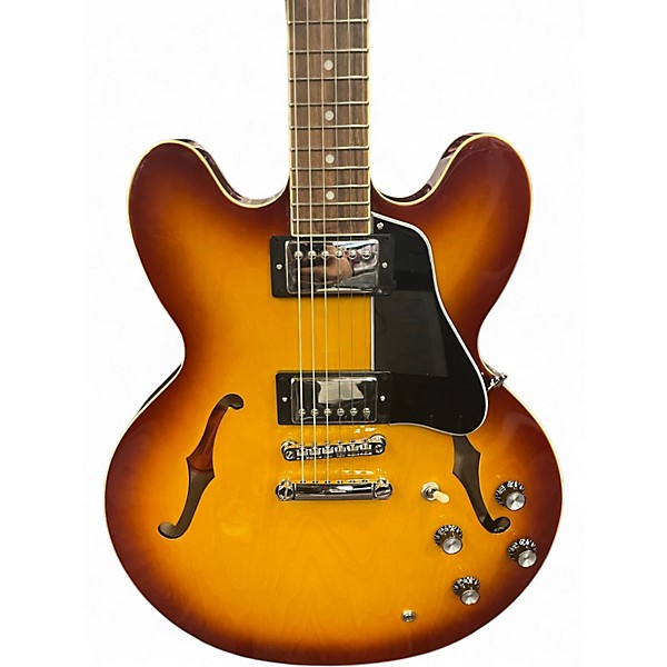 Used Epiphone ES335 Iced Tea Hollow Body Electric Guitar