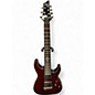 Used Schecter Guitar Research Damien Elite 7 Transparent Red Solid Body Electric Guitar thumbnail