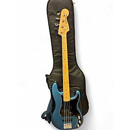 Used Fender American Performer Precision Bass SATIN LAKE PLACID BLUE Electric Bass Guitar