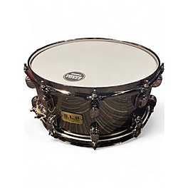 Used TAMA 14X6.5 S.L.P. Snare Black Brass  Drum