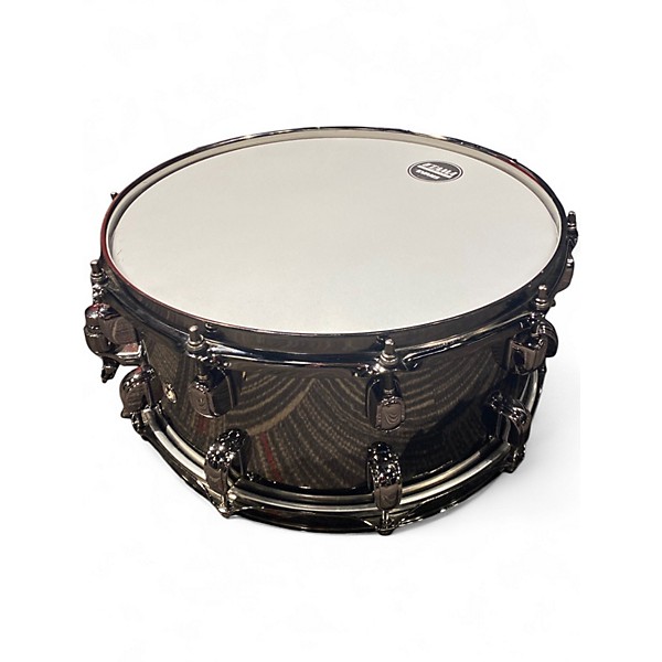 Used TAMA 14X6.5 S.L.P. Snare Black Brass Drum