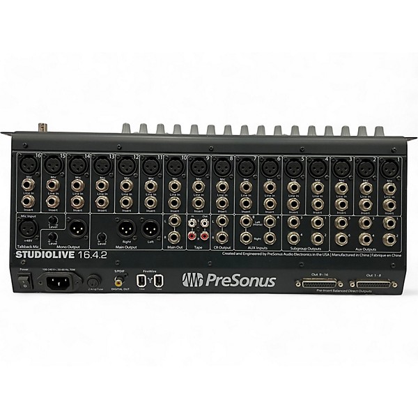 Used PreSonus Studio Live 16.4.2 Digital Mixer