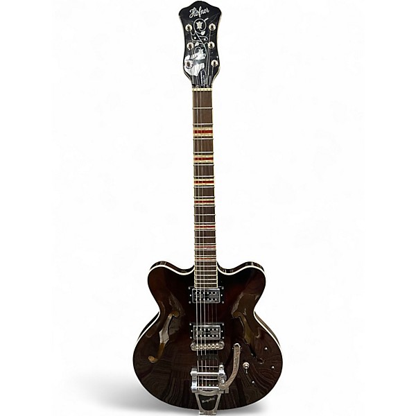 Used Hofner Limited Edition Contemporary Series Verythin Natural Hollow Body Electric Guitar