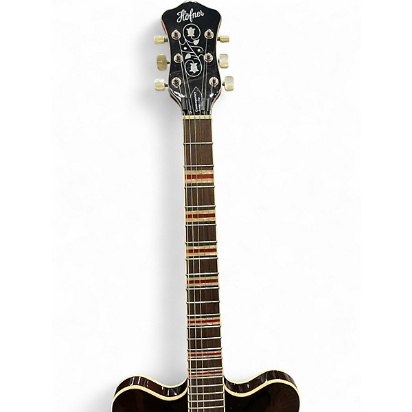 Used Hofner Limited Edition Contemporary Series Verythin Natural Hollow Body Electric Guitar