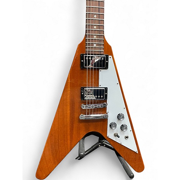 Used Gibson Flying V Natural Solid Body Electric Guitar