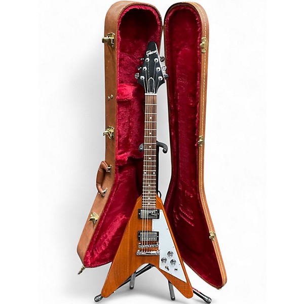 Used Gibson Flying V Natural Solid Body Electric Guitar