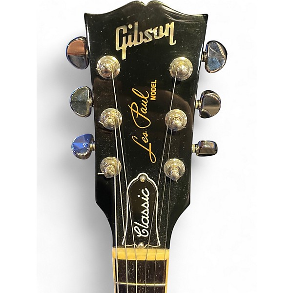 Used Gibson Les Paul Classic Transparent Cherry Solid Body Electric Guitar