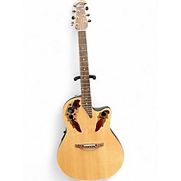 Used Ovation 1768-4S-C Natural Acoustic Electric Guitar