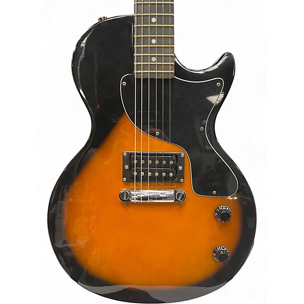 Used Epiphone Les Paul Junior 2 Color Sunburst Solid Body Electric Guitar