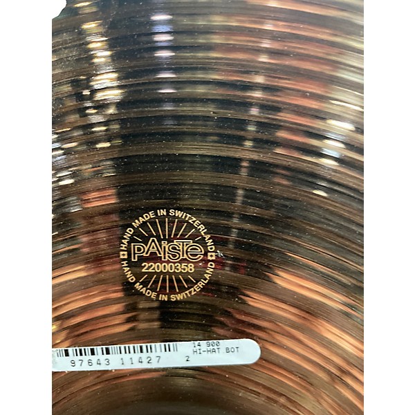 Used Paiste 14in 900 Series Hi-Hat Bottom Cymbal