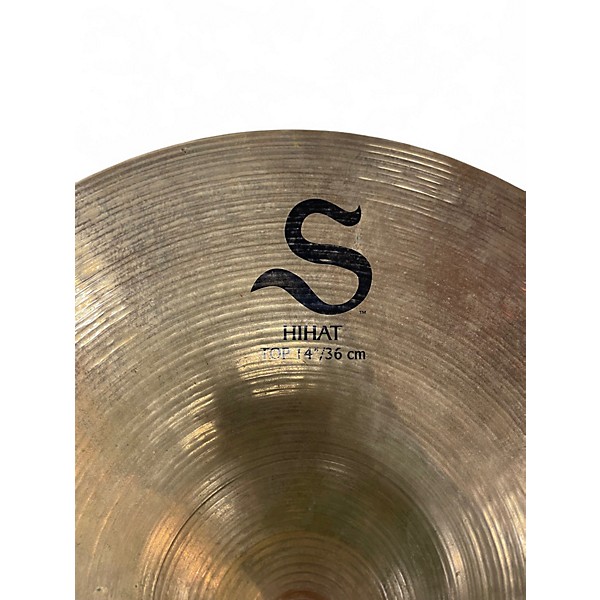 Used Zildjian 14in S Family High Hat Top Cymbal