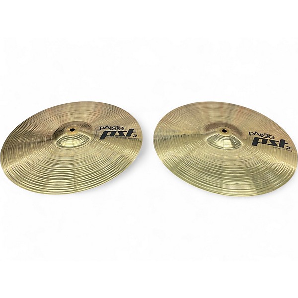 Used Paiste 14in PST3 Hi Hat Pair Cymbal