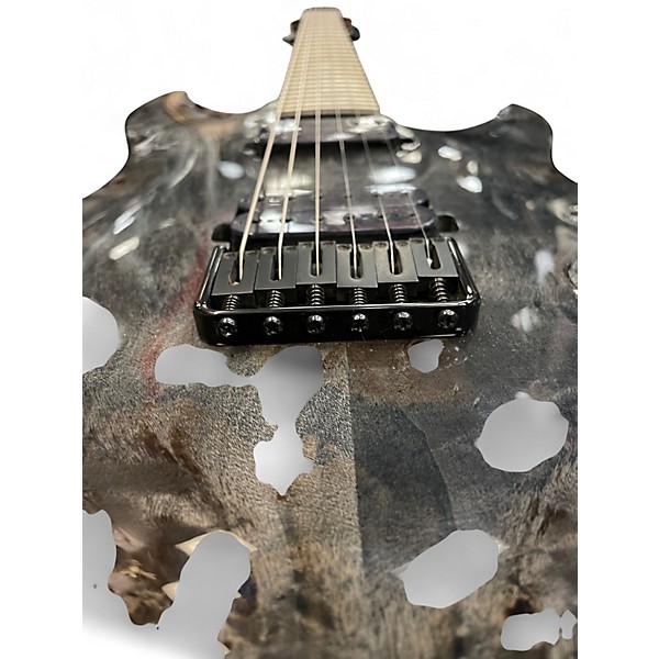 Used Schecter Guitar Research Omen 6 Charcoal Solid Body Electric Guitar