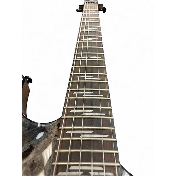 Used Schecter Guitar Research Omen 6 Charcoal Solid Body Electric Guitar