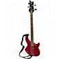 Used Dean Edge 4 String Candy Apple Red Metallic Electric Bass Guitar thumbnail