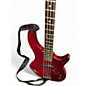 Used Dean Edge 4 String Candy Apple Red Metallic Electric Bass Guitar