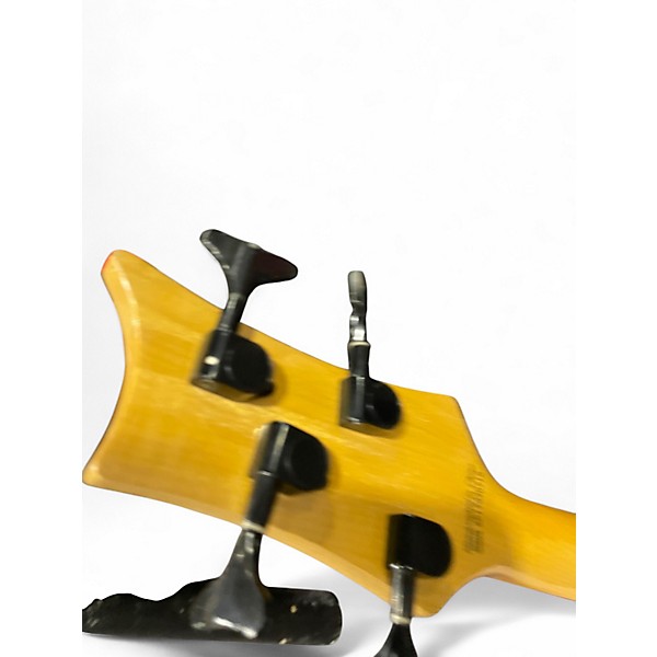 Used Dean Edge 4 String Candy Apple Red Metallic Electric Bass Guitar