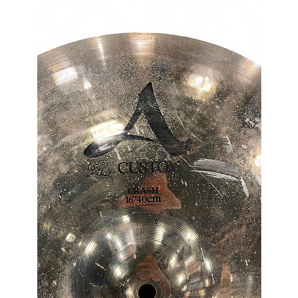Used Zildjian 16in A Custom Crash Cymbal