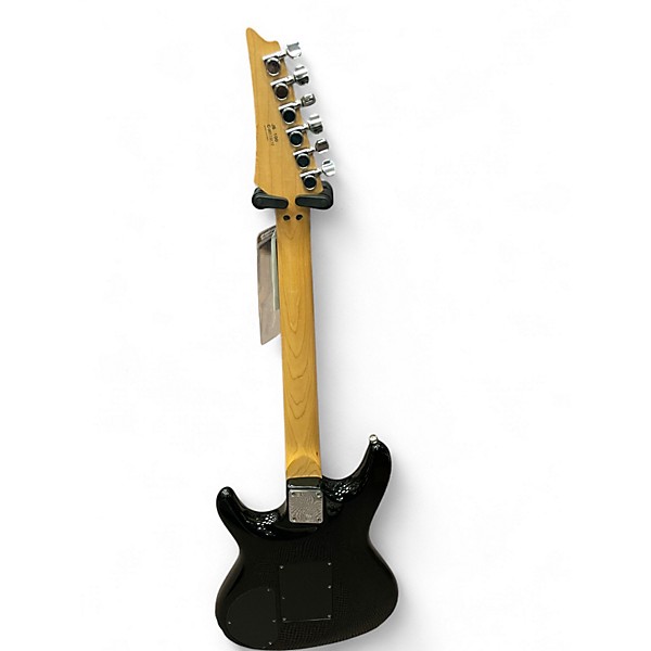 Used Ibanez JS100 Joe Satriani Signature Black Solid Body Electric Guitar