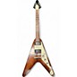 Vintage 1999 Gibson Limited Edition 58 Reissue Flying V Natural Solid Body Electric Guitar thumbnail