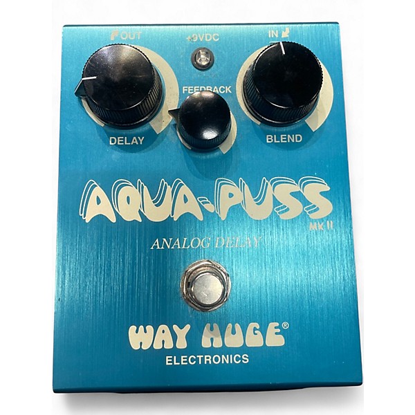Used Way Huge Electronics WHE701 Aqua Puss Analog Delay Effect Pedal