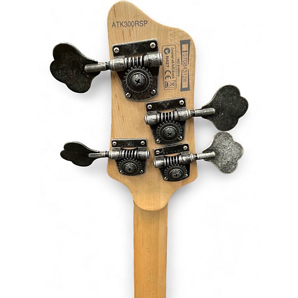 Used Ibanez ATK300 RSP Black AND PEWTER Electric Bass Guitar