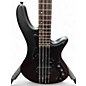 Used Schecter Guitar Research Stiletto Stealth 4 Satin Black Electric Bass Guitar