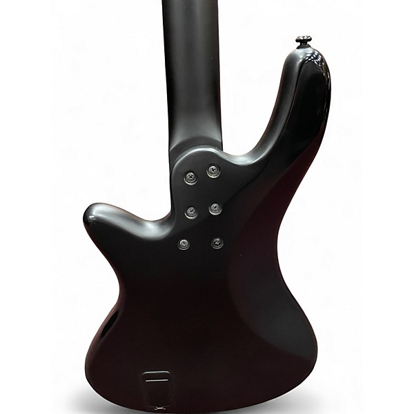Used Schecter Guitar Research Stiletto Stealth 4 Satin Black Electric Bass Guitar