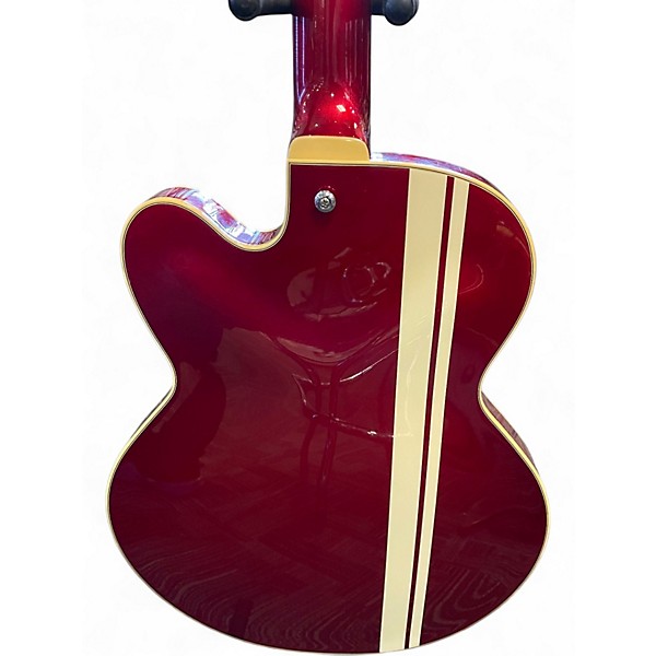 Used Ibanez AFS80T Artcore Candy Apple Red Metallic Hollow Body Electric Guitar