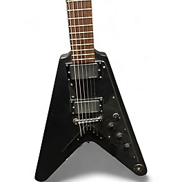 Used Epiphone FLYING V GOTH BLACKOUT SATIN BLACK Solid Body Electric Guitar