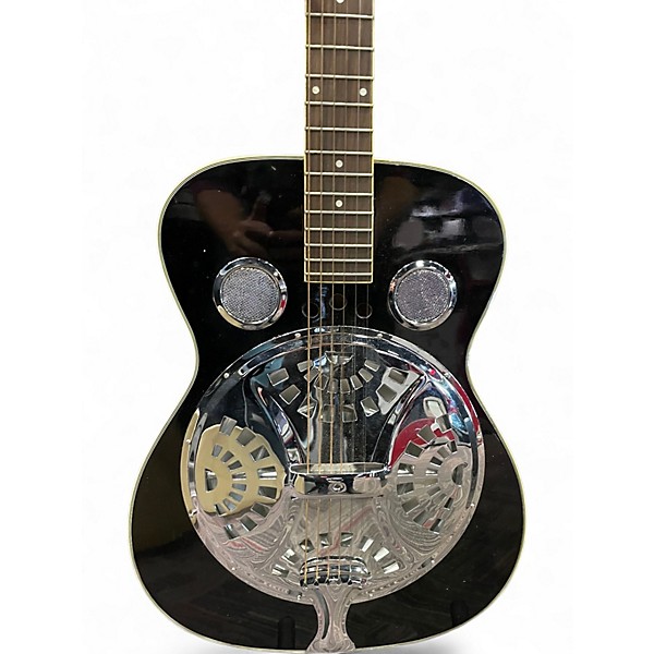 Used Regal DOBRO Black Resonator Guitar