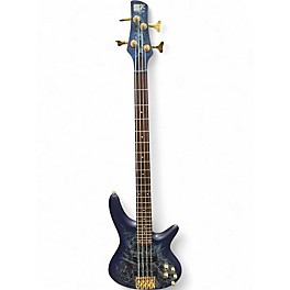 Used Ibanez SR300EDX BLUE FROZEN MATTE Electric Bass Guitar