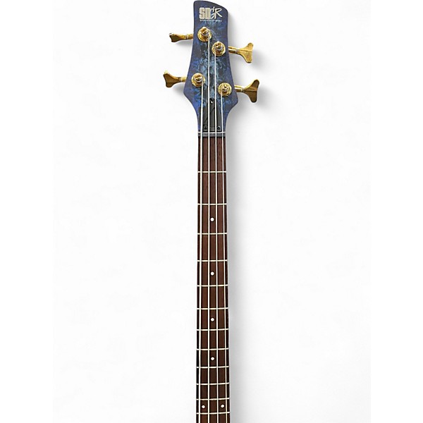 Used Ibanez SR300EDX BLUE FROZEN MATTE Electric Bass Guitar