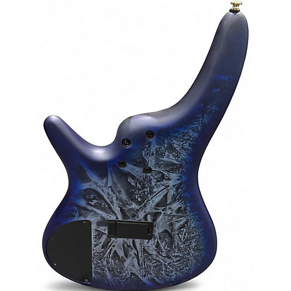 Used Ibanez SR300EDX BLUE FROZEN MATTE Electric Bass Guitar