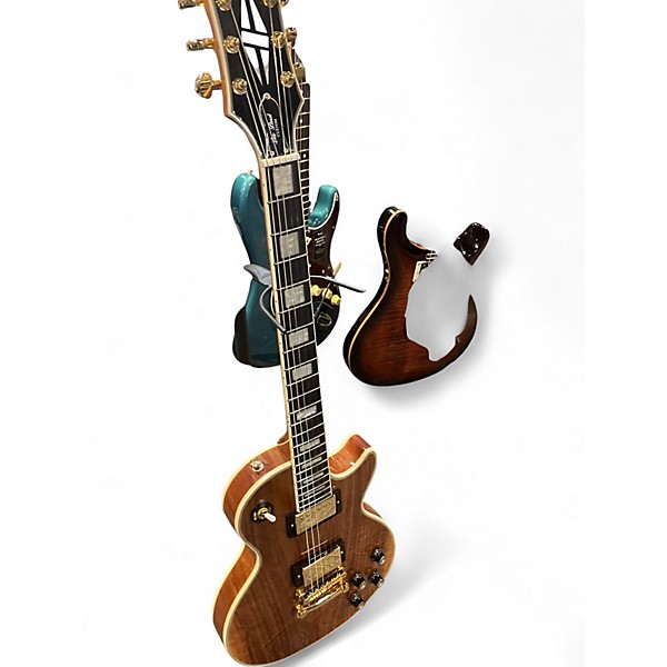 Used Epiphone Les Paul Custom Koa Natural Solid Body Electric Guitar