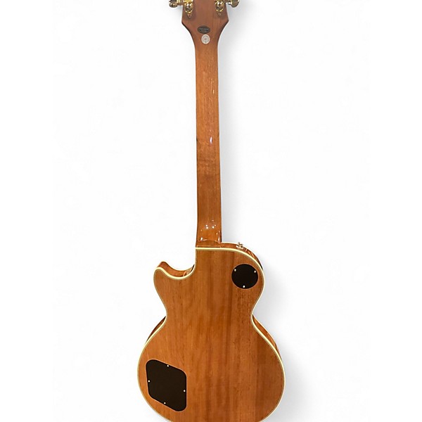 Used Epiphone Les Paul Custom Koa Natural Solid Body Electric Guitar