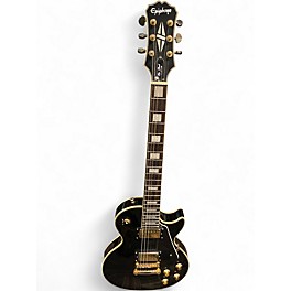 Used Epiphone Les Paul Custom Black Solid Body Electric Guitar