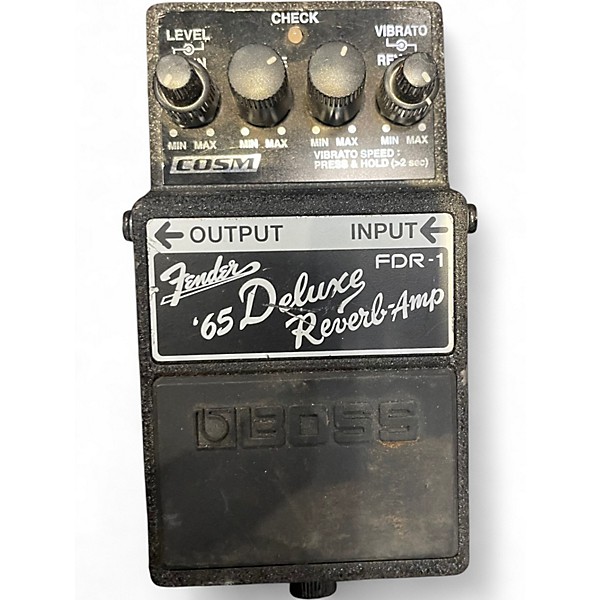 Used BOSS FDR1 Fender 65 Deluxe Reverb Effect Pedal